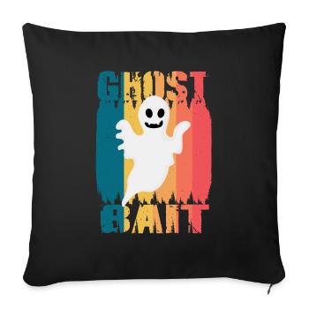 Vivre la vie fantôme Spook Life Appât - Housse de coussin décorative 45 x 45 cm - noir - Devant