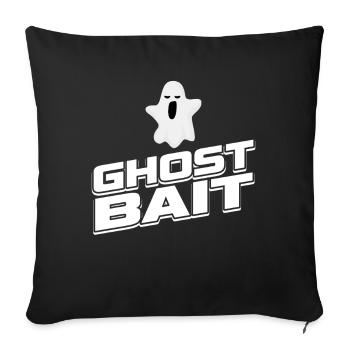 Vivre la vie fantôme Spook Life Appât - Housse de coussin décorative 45 x 45 cm - noir - Devant