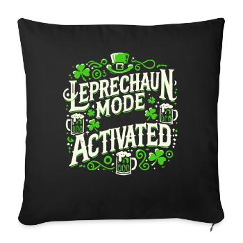 Kobold-Modus Aktiviert St. Patrick's Day Feier - Sofakissenbezug 45 x 45 cm - Schwarz - Vorne
