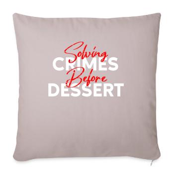 Murder Mystery Dinner Fun Night - Sofa pillowcase 17,3'' x 17,3'' (45 x 45 cm) - light taupe - Front