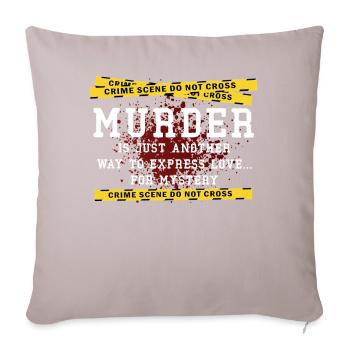 Murder Mystery Dinner Fun Night - Sofa pillowcase 17,3'' x 17,3'' (45 x 45 cm) - light taupe - Front