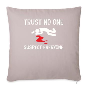 Murder Mystery Dinner Fun Night - Sofa pillowcase 17,3'' x 17,3'' (45 x 45 cm) - light taupe - Front