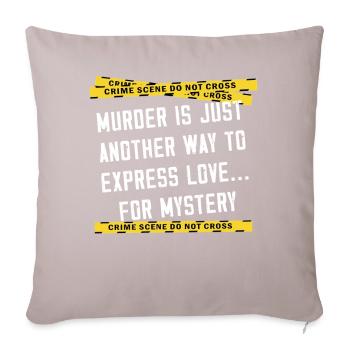 Murder Mystery Dinner Fun Night - Sofa pillowcase 17,3'' x 17,3'' (45 x 45 cm) - light taupe - Front