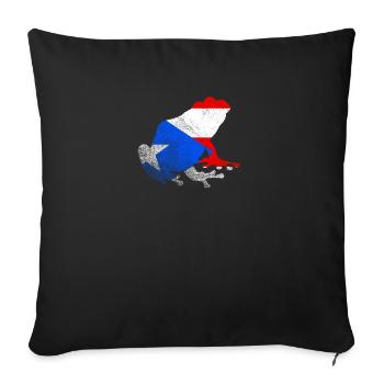 Taíno Echoes Caribbean Ancestry Pride - Sofa pillowcase 17,3'' x 17,3'' (45 x 45 cm) - black - Front