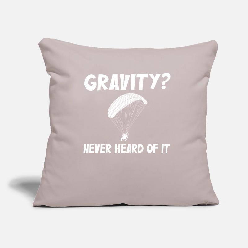 Hilarious Paramotor Gravity Meme Sofa pillowcase 17,3'' x 17,3'' (45 x 45 cm)