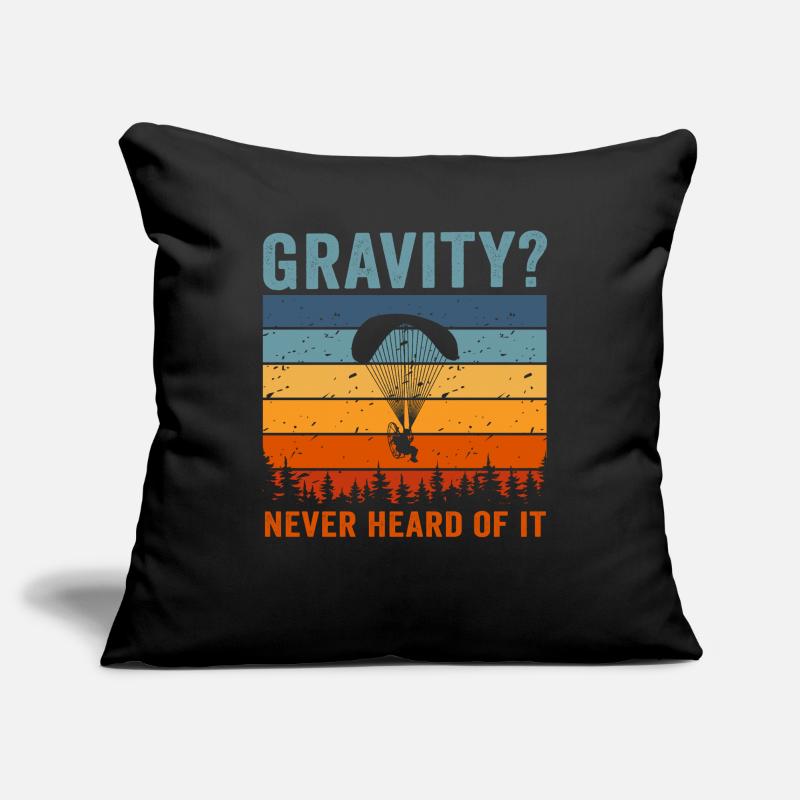 Hilarious Paramotor Gravity Meme Sofa pillowcase 17,3'' x 17,3'' (45 x 45 cm)