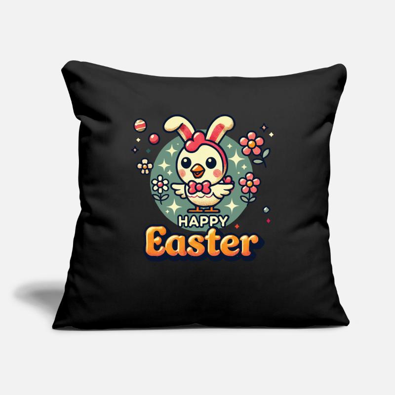 Happy Easter Retro Chick Illustration Sofa pillowcase 17,3'' x 17,3'' (45 x 45 cm)