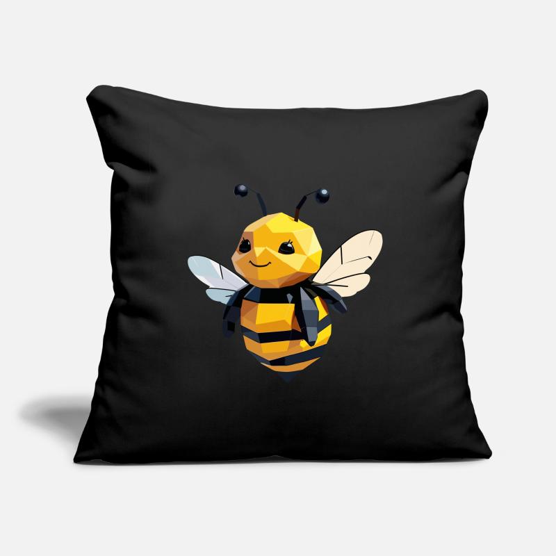 Mignon design polygone bourdon Housse de coussin décorative 45 x 45 cm