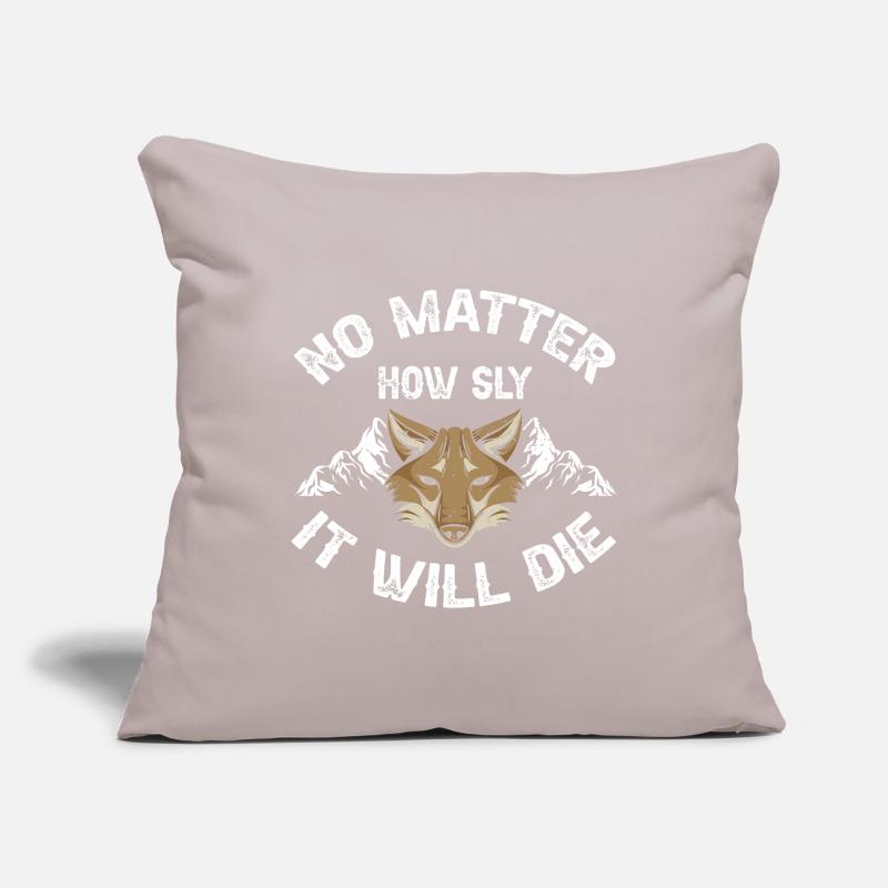 Conception de coyote pour les réacteurs de coyote Housse de coussin décorative 45 x 45 cm