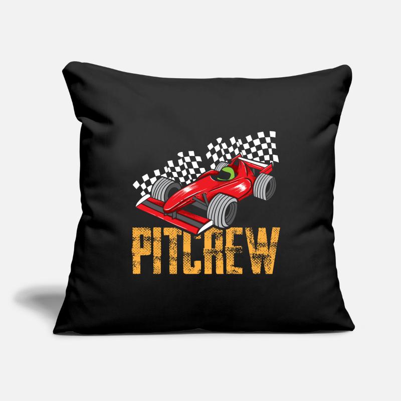 Pit Crew - Course automobile Housse de coussin décorative 45 x 45 cm