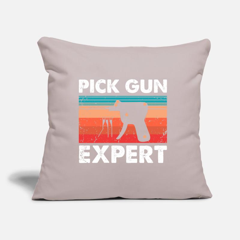 Lockpicking Expert Unlocking Service Lock Design Sofa pillowcase 17,3'' x 17,3'' (45 x 45 cm)