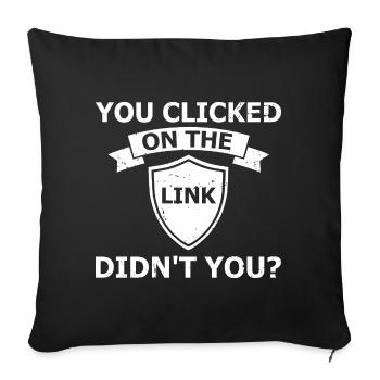 Conception de cybersécurité pour la sécurité informatique et les pirates informatiques - Housse de coussin décorative 45 x 45 cm - noir - Devant