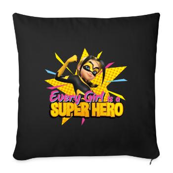 Miraculous Every Girl Is A Super Hero Vesperia - Sofakissenbezug 45 x 45 cm - Schwarz - Vorne
