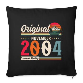20th Birthday Legend November 2004 Volume 04 - Sofa pillowcase 17,3'' x 17,3'' (45 x 45 cm) - black - Front