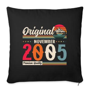 20th Birthday Legend November 2005 Volume 05 - Sofa pillowcase 17,3'' x 17,3'' (45 x 45 cm) - black - Front