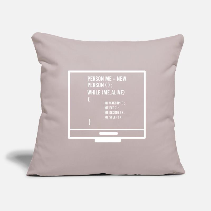 Codierung Programmierung Computerprogrammierer Sofakissenbezug 45 x 45 cm