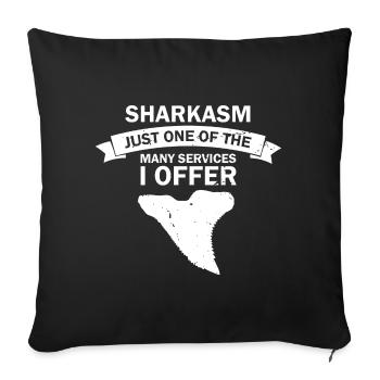 Fossil Archaeology Design Fossils Fossil Hunters - Sofa pillowcase 17,3'' x 17,3'' (45 x 45 cm) - black - Front