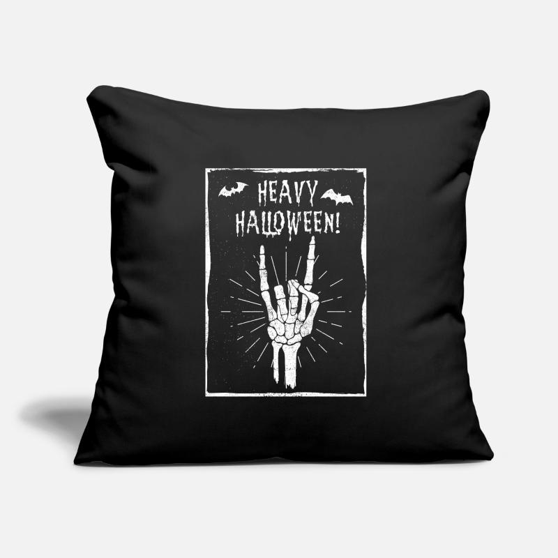 Devil Greeting Headbanger Halloween Gift Metal Sofa pillowcase 17,3'' x 17,3'' (45 x 45 cm)