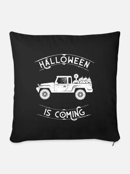 Halloween - Pudebetræk 45 x 45 cm - sort
