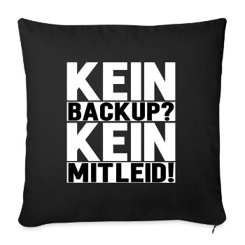 Programmierer Informatiker Informatik - Sofakissenbezug 45 x 45 cm - Schwarz - Vorne