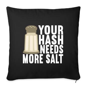 Programmeurs Programmeurs Informaticiens - Housse de coussin décorative 45 x 45 cm - noir - Devant