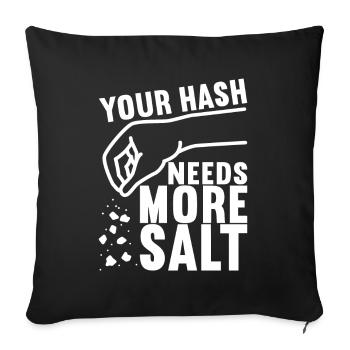 Programmeurs Programmeurs Informaticiens - Housse de coussin décorative 45 x 45 cm - noir - Devant