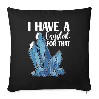 Yoga Yogi Relax - Sofa pillowcase 17,3'' x 17,3'' (45 x 45 cm) - black - Front