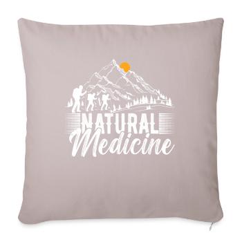 Hiking Mountaineering Mountaineers - Sofa pillowcase 17,3'' x 17,3'' (45 x 45 cm) - light taupe - Front