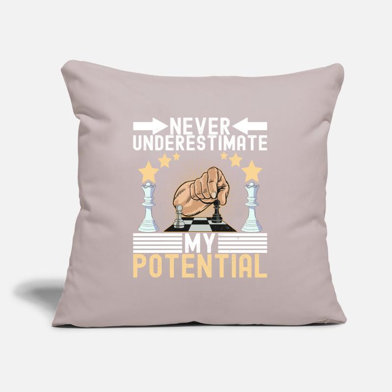 Chess Chess Players Sofa pillowcase 17,3'' x 17,3'' (45 x 45 cm)