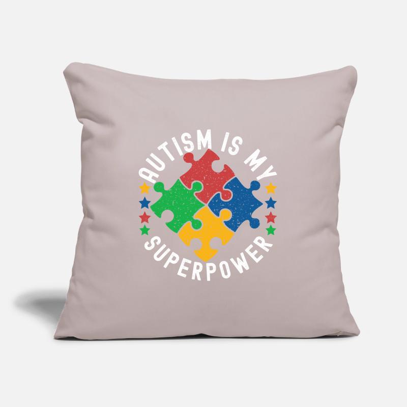 Autistic Autism Autistic Sofa pillowcase 17,3'' x 17,3'' (45 x 45 cm)