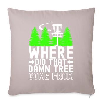 Disc Golf Disc Golfer - Sofa pillowcase 17,3'' x 17,3'' (45 x 45 cm) - light taupe - Front