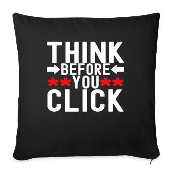 Programmierer Cyber Security - Sofakissenbezug 45 x 45 cm - Schwarz - Vorne