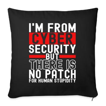 Programmierer Cyber Security - Sofakissenbezug 45 x 45 cm - Schwarz - Vorne
