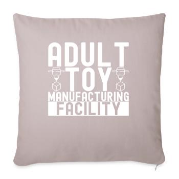 3D printing - Sofa pillowcase 17,3'' x 17,3'' (45 x 45 cm) - light taupe - Front