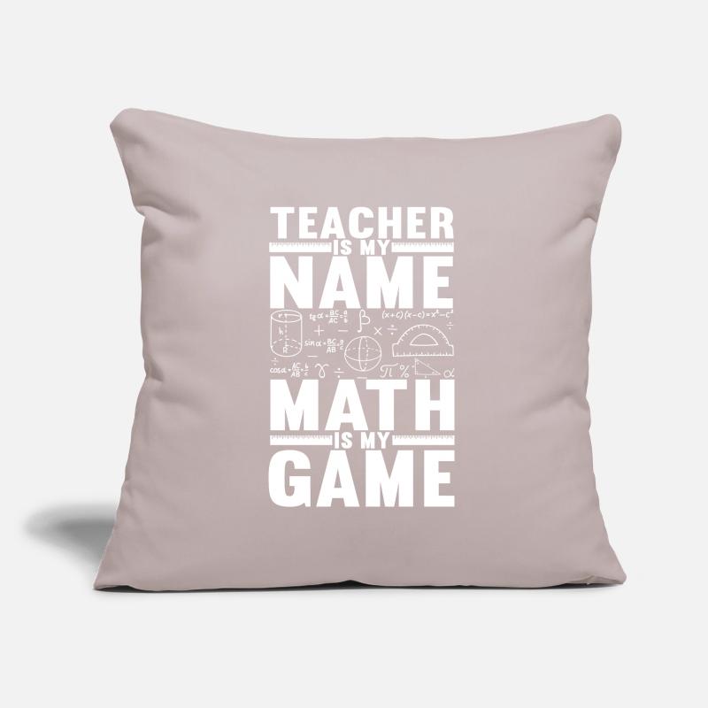 Math Teacher Sofa pillowcase 17,3'' x 17,3'' (45 x 45 cm)