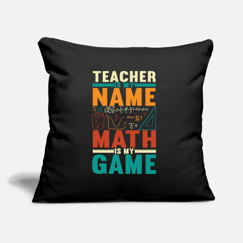 Math Teacher Sofa pillowcase 17,3'' x 17,3'' (45 x 45 cm)