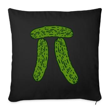 Math Teacher - Sofa pillowcase 17,3'' x 17,3'' (45 x 45 cm) - black - Front