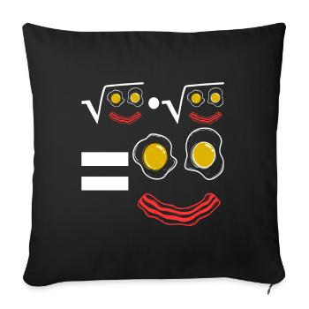 Mathe Mathelehrer - Sofakissenbezug 45 x 45 cm - Schwarz - Vorne