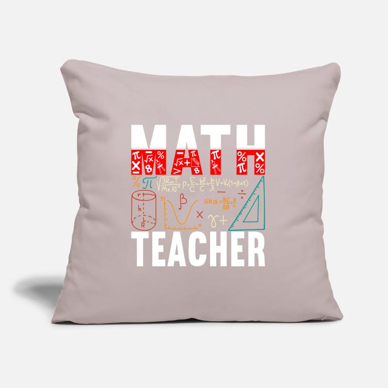 Math Teacher Sofa pillowcase 17,3'' x 17,3'' (45 x 45 cm)