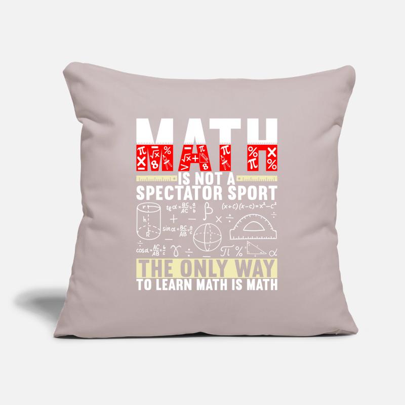 Math Teacher Sofa pillowcase 17,3'' x 17,3'' (45 x 45 cm)