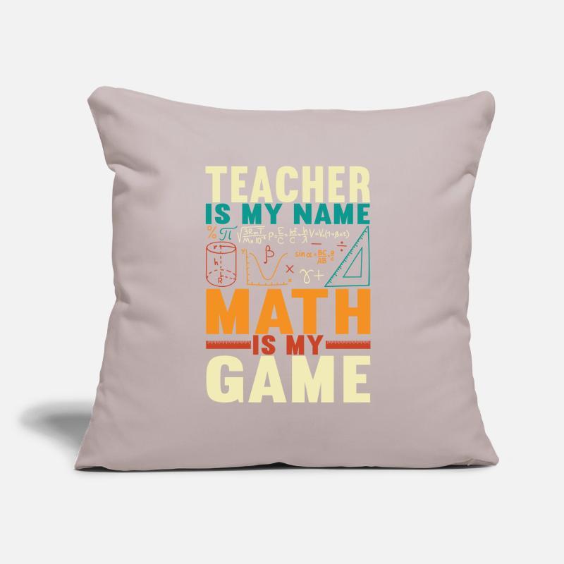 Math Teacher Sofa pillowcase 17,3'' x 17,3'' (45 x 45 cm)