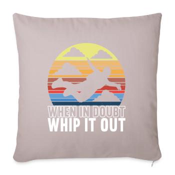 Parachute Parachutist - Sofa pillowcase 17,3'' x 17,3'' (45 x 45 cm) - light taupe - Front