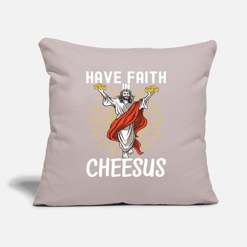 Amateurs de fromage Gouda Housse de coussin décorative 45 x 45 cm
