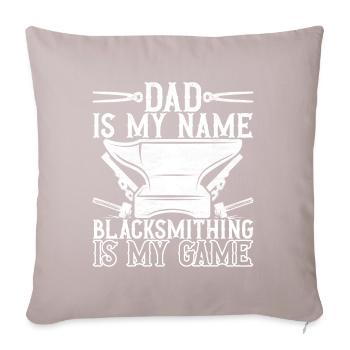 Blacksmith Forging Anvil - Sofa pillowcase 17,3'' x 17,3'' (45 x 45 cm) - light taupe - Front