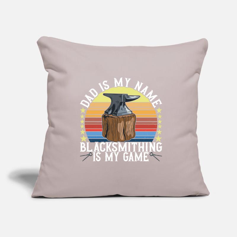 Blacksmith Forging Anvil Sofa pillowcase 17,3'' x 17,3'' (45 x 45 cm)