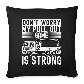Service de remorquage de dépanneuse - Housse de coussin décorative 45 x 45 cm - noir - Devant