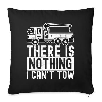 Service de remorquage de dépanneuse - Housse de coussin décorative 45 x 45 cm - noir - Devant