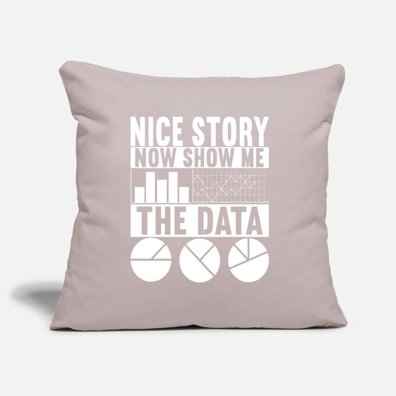 Data Scientist Data Analyst Sofa pillowcase 17,3'' x 17,3'' (45 x 45 cm)