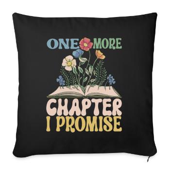 Lire des livres Rat de bibliothèque - Housse de coussin décorative 45 x 45 cm - noir - Devant