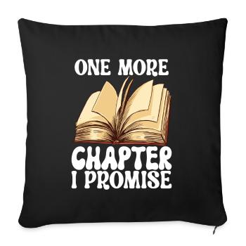 Lire des livres Rat de bibliothèque - Housse de coussin décorative 45 x 45 cm - noir - Devant